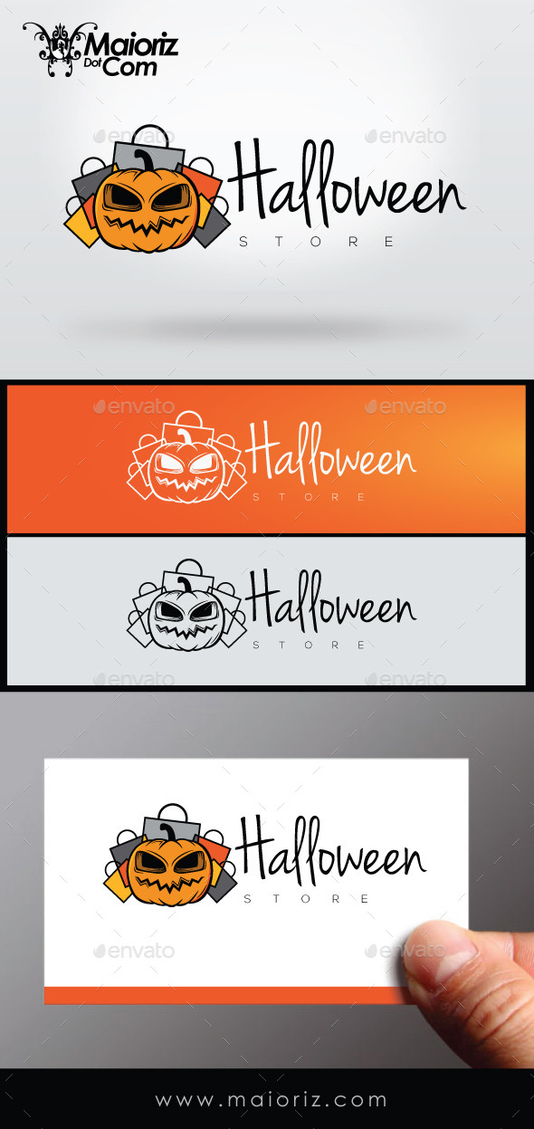 GraphicRiver Halloween Store Logo 8912426 GraphicRiver Halloween Store Logo 8912426