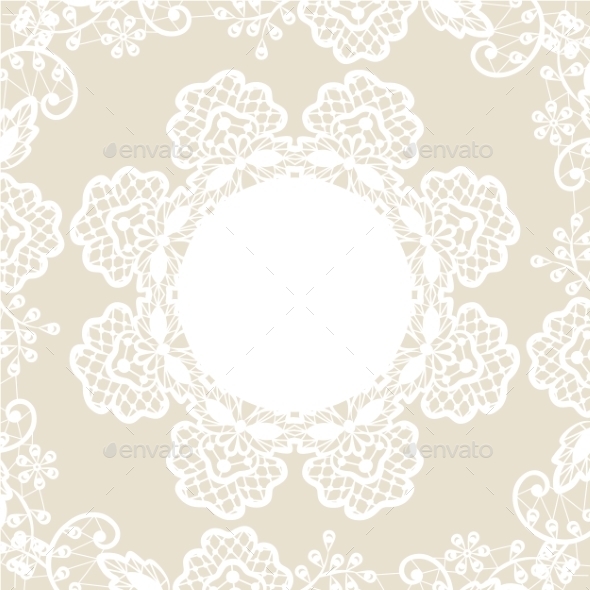 GraphicRiver White Lace on Beige Background 8913810 GraphicRiver White Lace on Beige Background 8913810