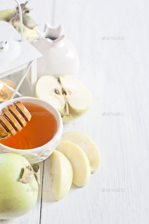 Apple and honey background (Misc) Photo Download