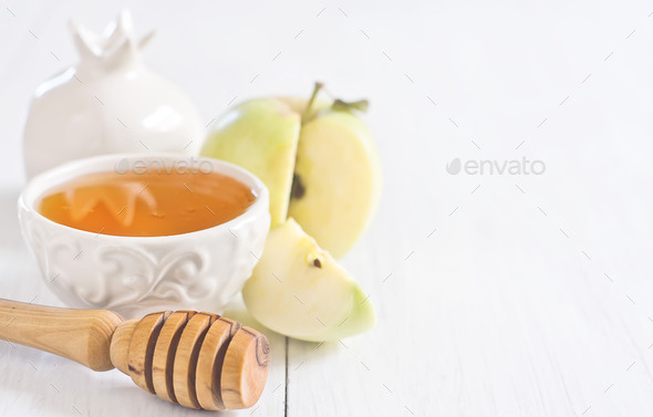 Apple and honey background (Misc) Photo Download