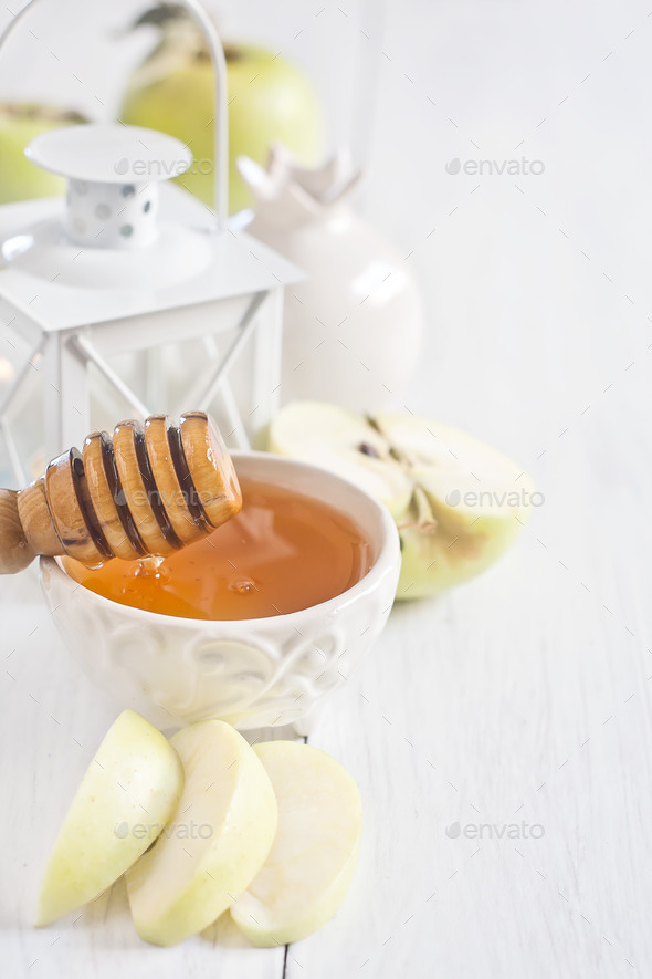 Apple and honey background (Misc) Photo Download