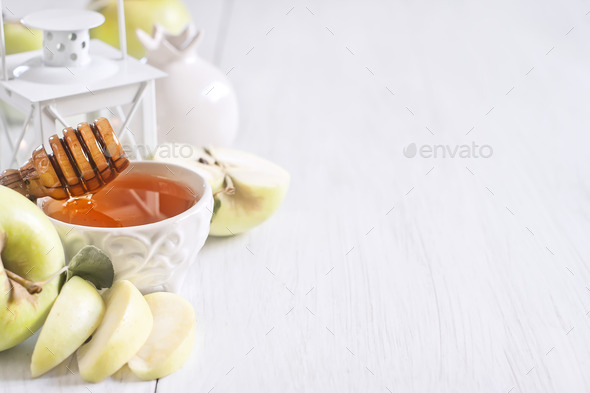 Apple and honey background (Misc) Photo Download