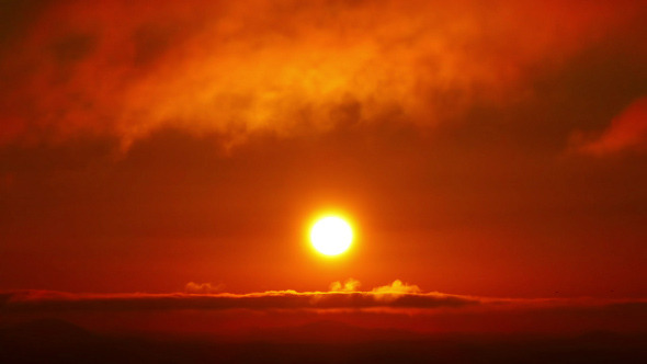 Beautiful Orange Sunrise with Clouds 856 Beautiful Orange Sunrise with Clouds 856