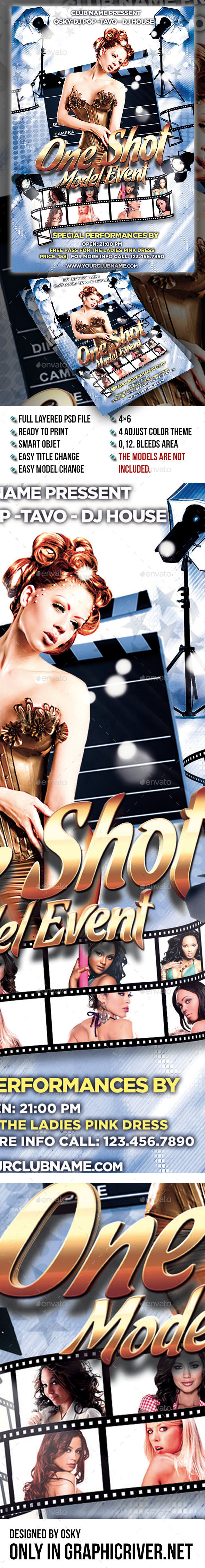 One Shot Model Event (Clubs & Parties)