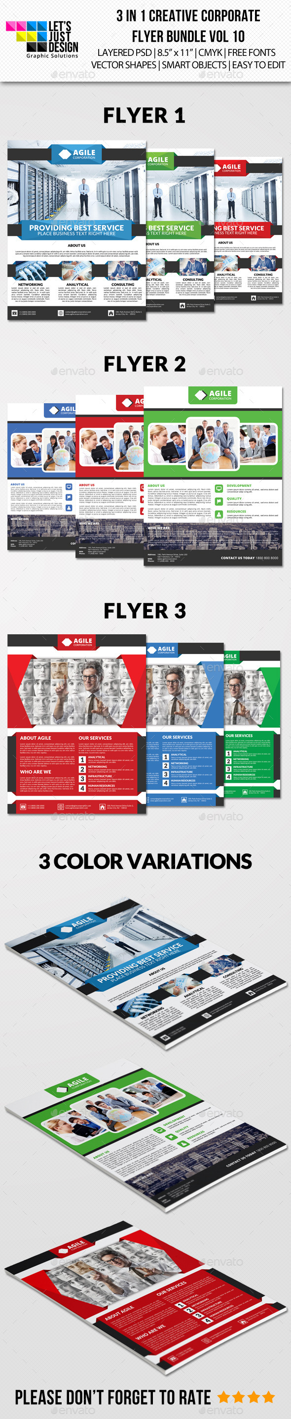 Creative Corporate Flyer Pack Vol 10 (Corporate)