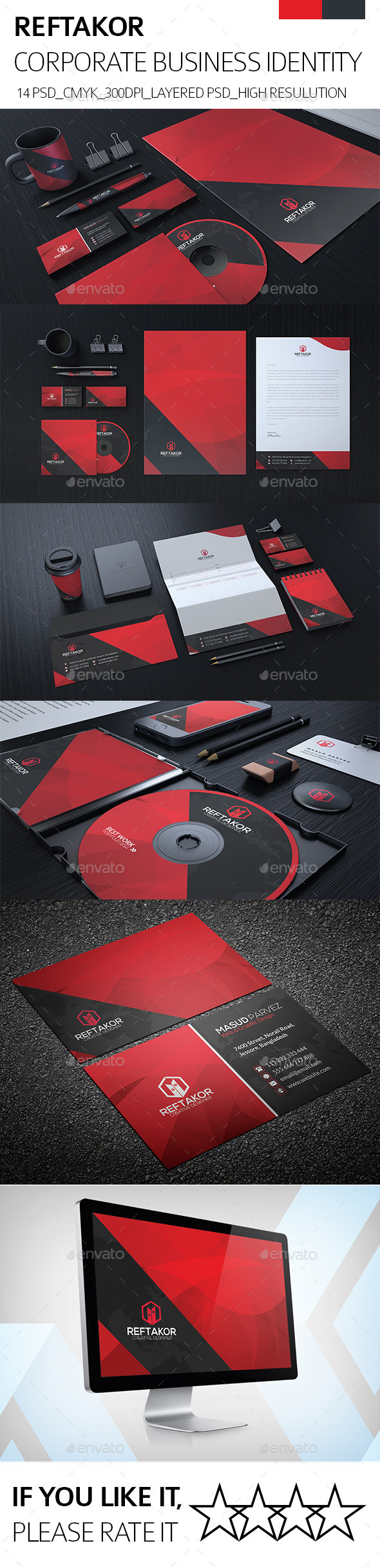 REFTAKOR Corporate Identity (Stationery)