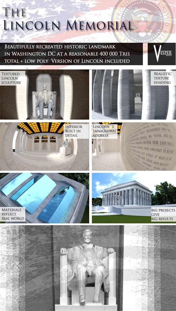 3DOcean Lincoln Memorial 8918597 3DOcean Lincoln Memorial 8918597