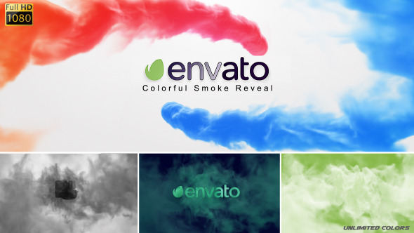 Free download Colorful Smoke Reveal Project Template nulled Videohive