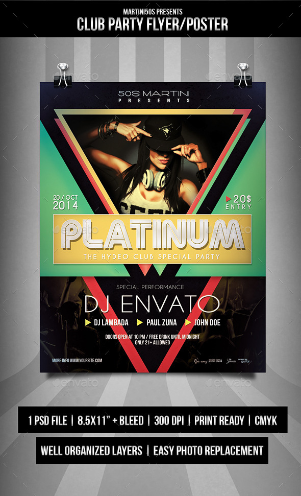 GraphicRiver Club Party Flyer Poster 8919790 GraphicRiver Club Party Flyer Poster 8919790