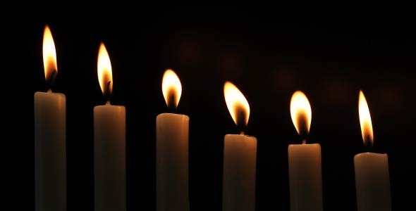 Candles On A Black Background 8 Candles On A Black Background 8
