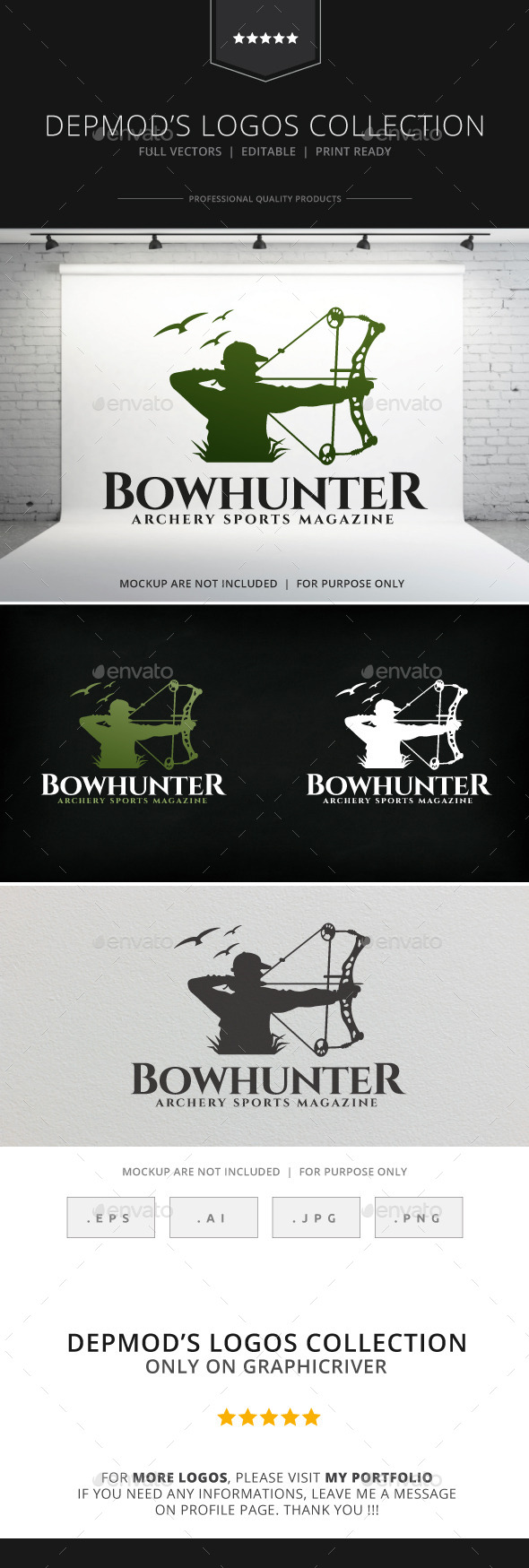 Bow Hunter Logo (Humans)