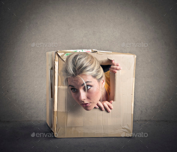 Popping out of a small box (Misc) Photo Download