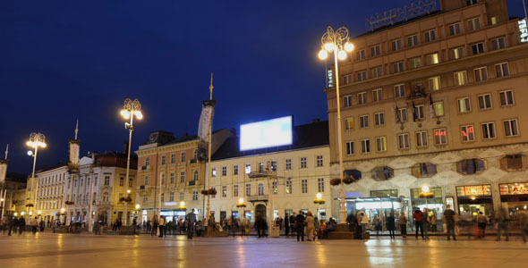 Crowd in The Main Square Crowd in The Main Square