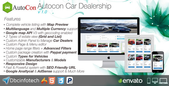 CodeCanyon Autocon Car Dealership 8923156 CodeCanyon Autocon Car Dealership 8923156