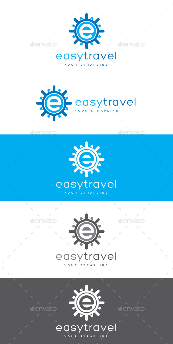 Easy Travel Letter E Logo (Letters)