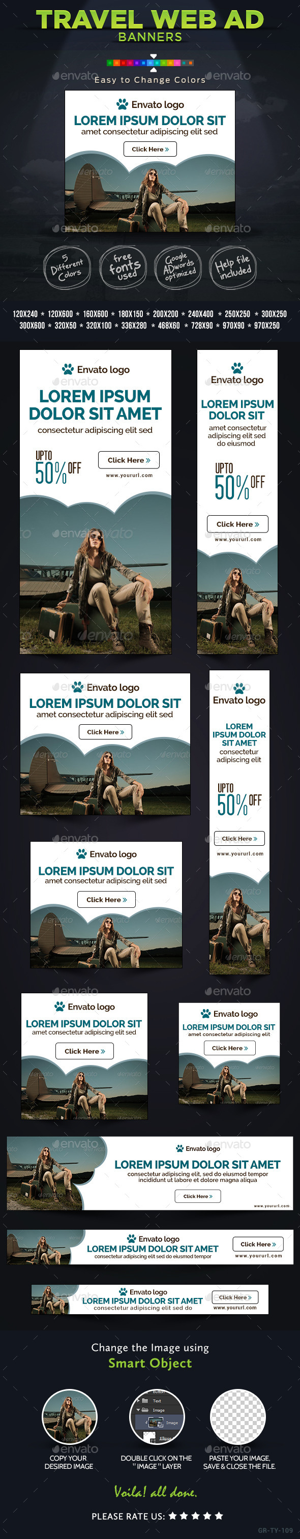 GraphicRiver Travel & Tourism Web Banner Design 8923922 GraphicRiver Travel & Tourism Web Banner Design 8923922
