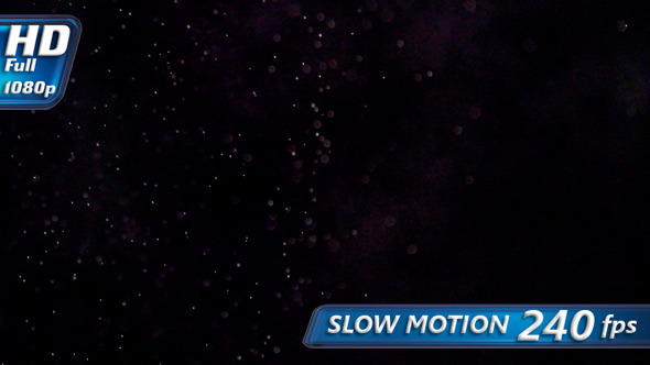 Particles on a Black Background Particles on a Black Background