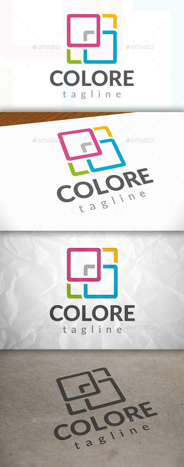 Color Square Logo (Vector)