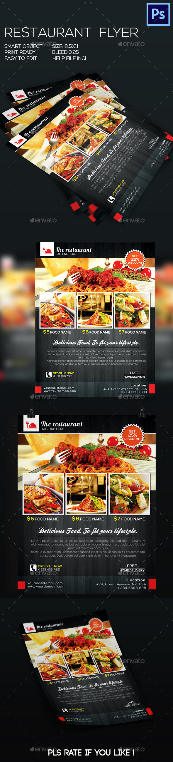 Restaurant Food Flyer V-2