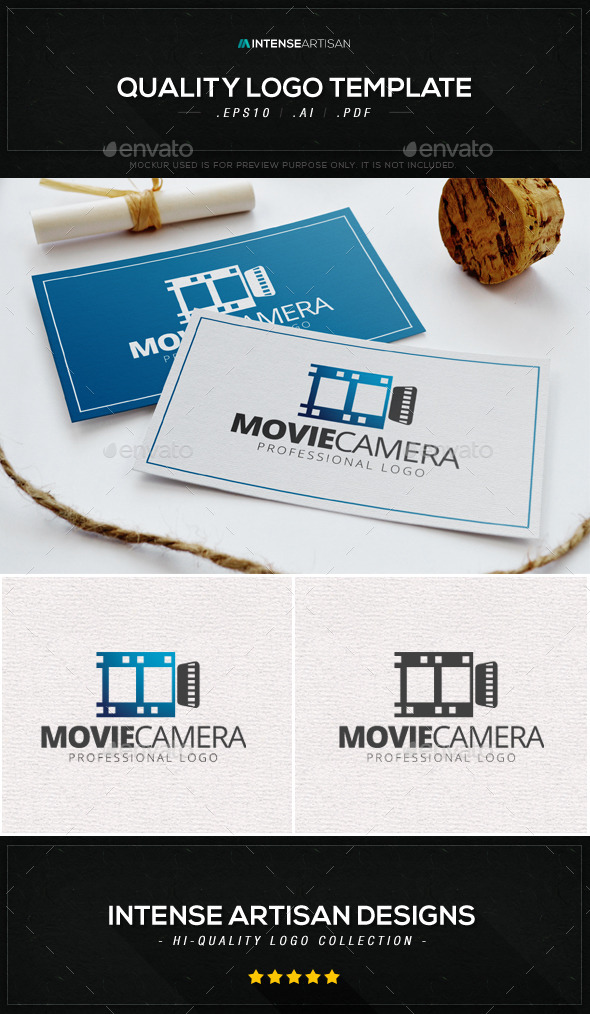 Movie Camera Logo Template (Objects)