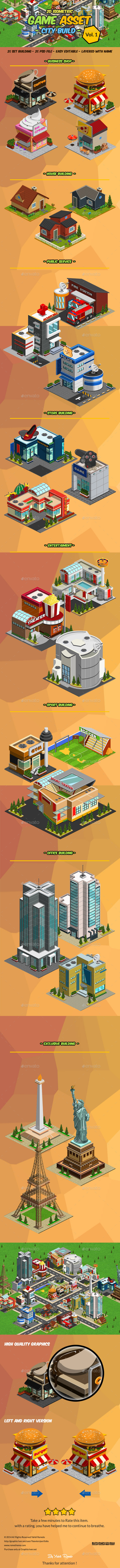 GraphicRiver 2D Isometric Game Asset City Build Vol 1 8924699 GraphicRiver 2D Isometric Game Asset City Build Vol 1 8924699