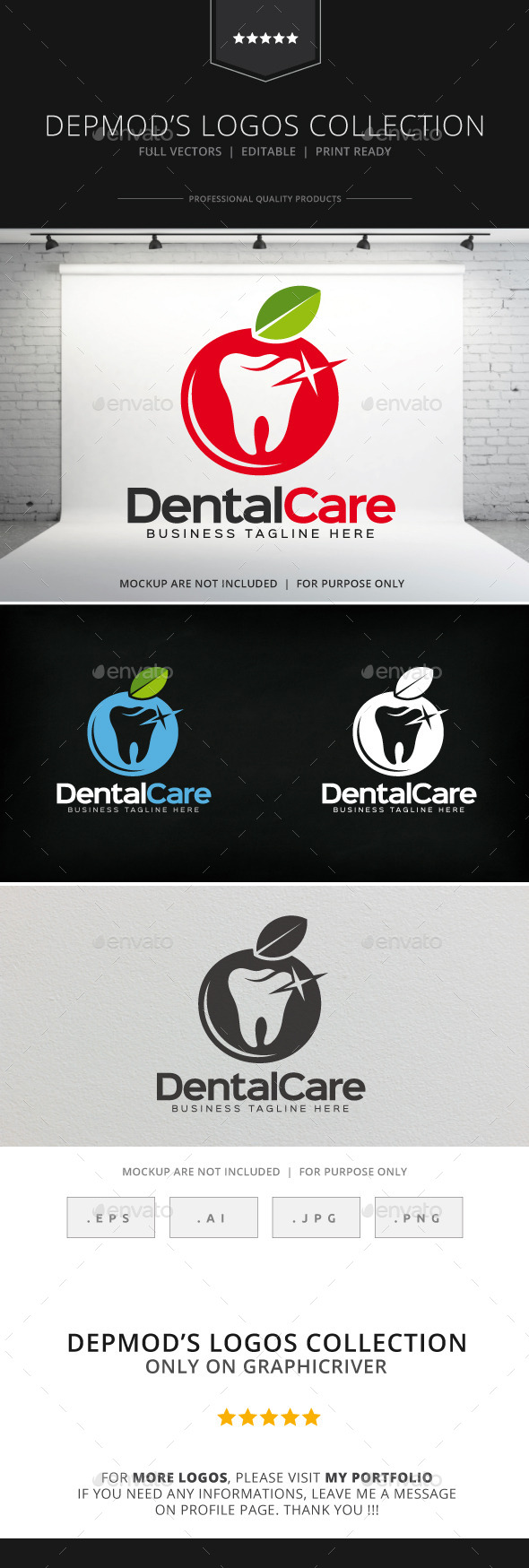 Dental Care V.02 Logo (Symbols)