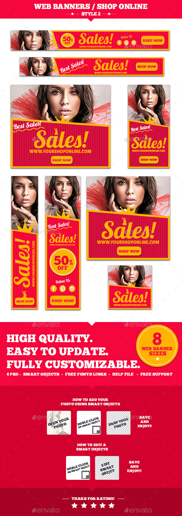 GraphicRiver Web Banners Shop Online Style 2 8924890 GraphicRiver Web Banners Shop Online Style 2 8924890