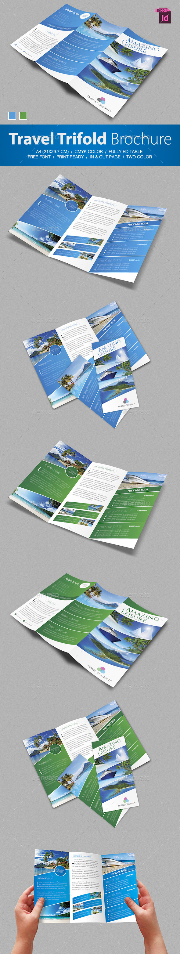 Travel Trifold Brochure (Brochures)