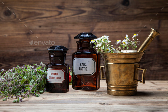 The ancient natural medicine, herbs and medicines (Misc) Photo Download