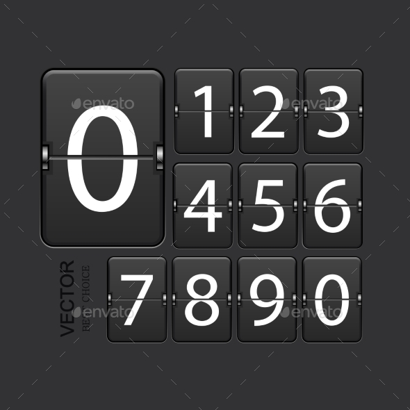 GraphicRiver Vector Modern Numeric Scoreboard Set 8926121 GraphicRiver Vector Modern Numeric Scoreboard Set 8926121