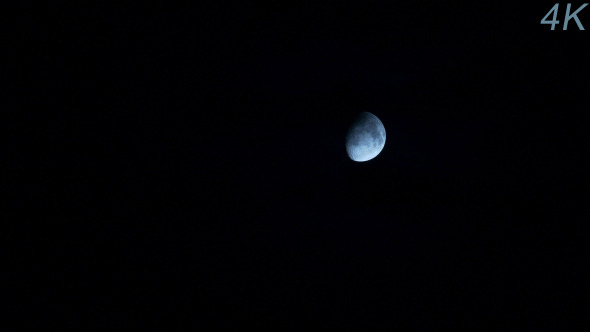 Moon Moving Between Clouds Moon Moving Between Clouds