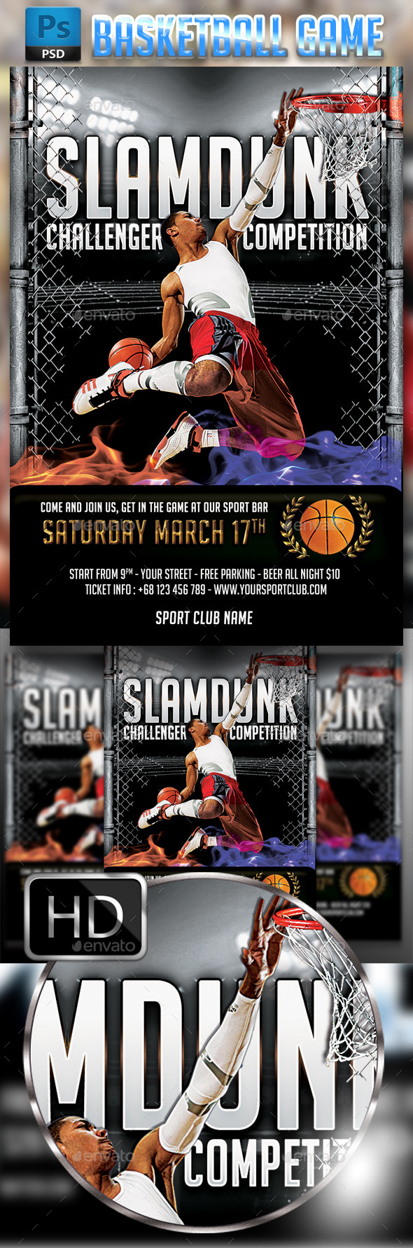 GraphicRiver Slamdunk BasketBall #2 8927298 GraphicRiver Slamdunk BasketBall #2 8927298