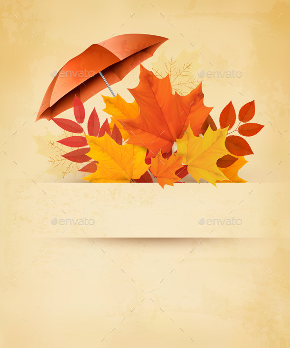 GraphicRiver Autumn Background with Autumn Leaves 8927501 GraphicRiver Autumn Background with Autumn Leaves 8927501
