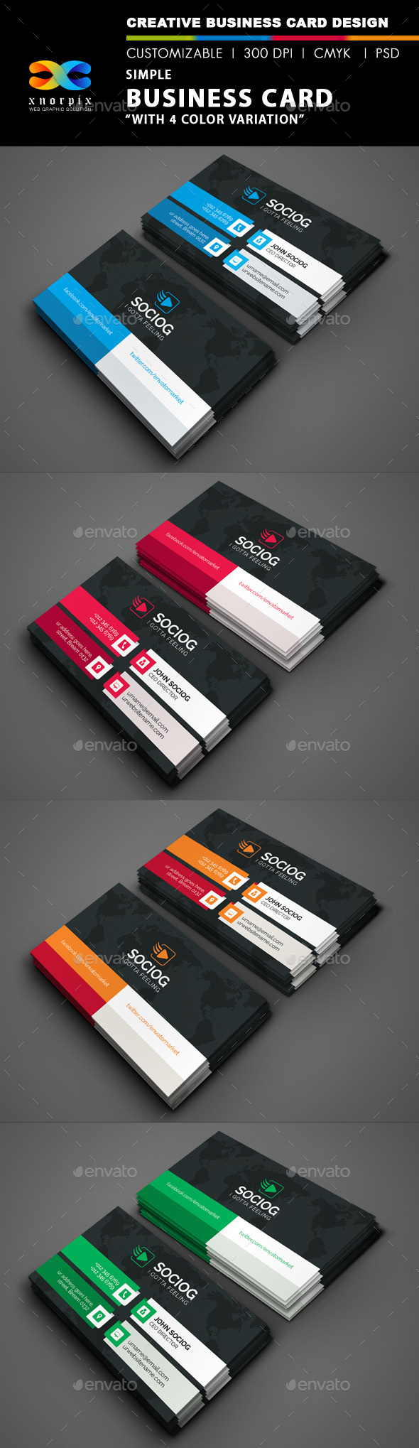 GraphicRiver Simple Business Card 8927895 GraphicRiver Simple Business Card 8927895