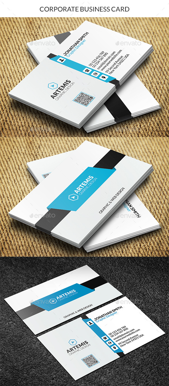 GraphicRiver Corporate Business Card 8928181 GraphicRiver Corporate Business Card 8928181
