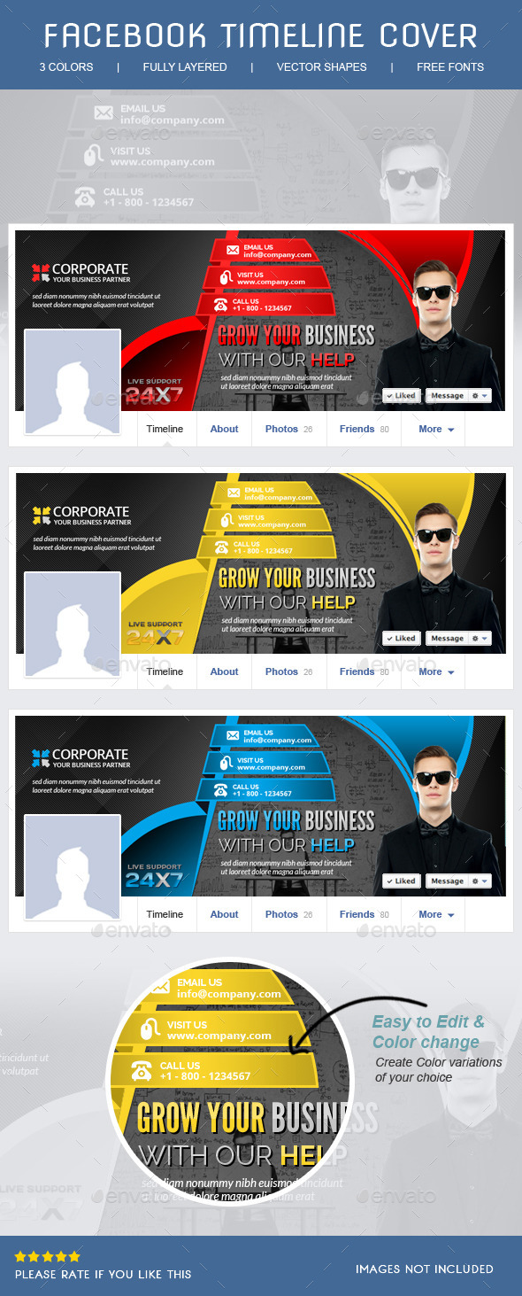 GraphicRiver Corporate Facebook Timeline 8928669 GraphicRiver Corporate Facebook Timeline 8928669