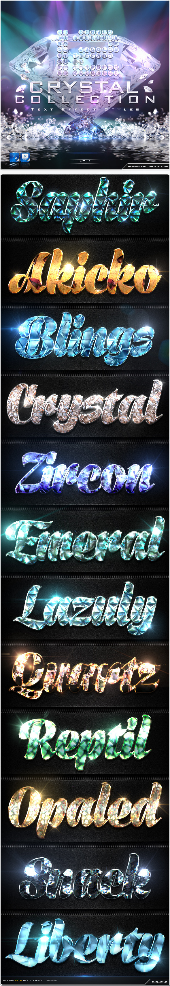 GraphicRiver 12 Crystal Collection Text Effect Styles Vol.1 8928827 GraphicRiver 12 Crystal Collection Text Effect Styles Vol.1 8928827