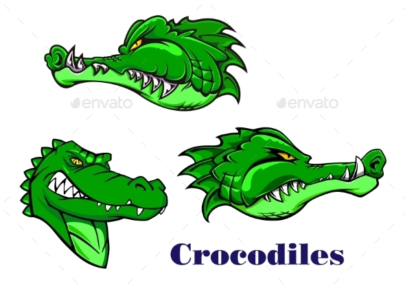 GraphicRiver Cartoon Crocodile and Alligators Characters 8929401 GraphicRiver Cartoon Crocodile and Alligators Characters 8929401