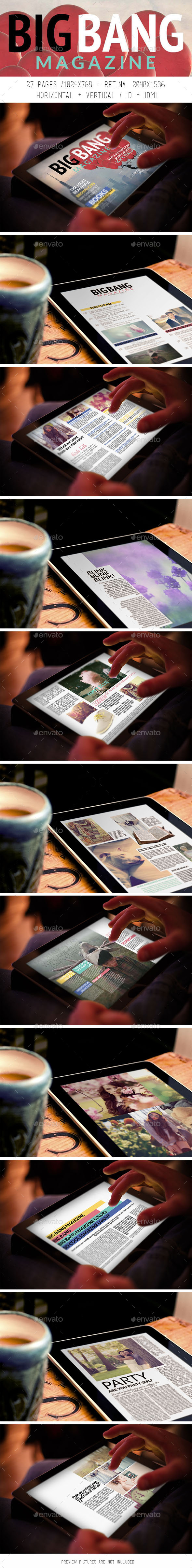 GraphicRiver Tablet Big Bang Magazine 8929645 GraphicRiver Tablet Big Bang Magazine 8929645