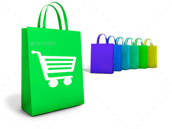 Shopping Bags Online E-Commerce (Misc) Photo Download