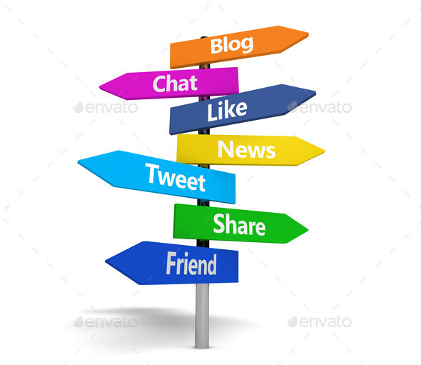 Social Media Sign Post (Misc) Photo Download