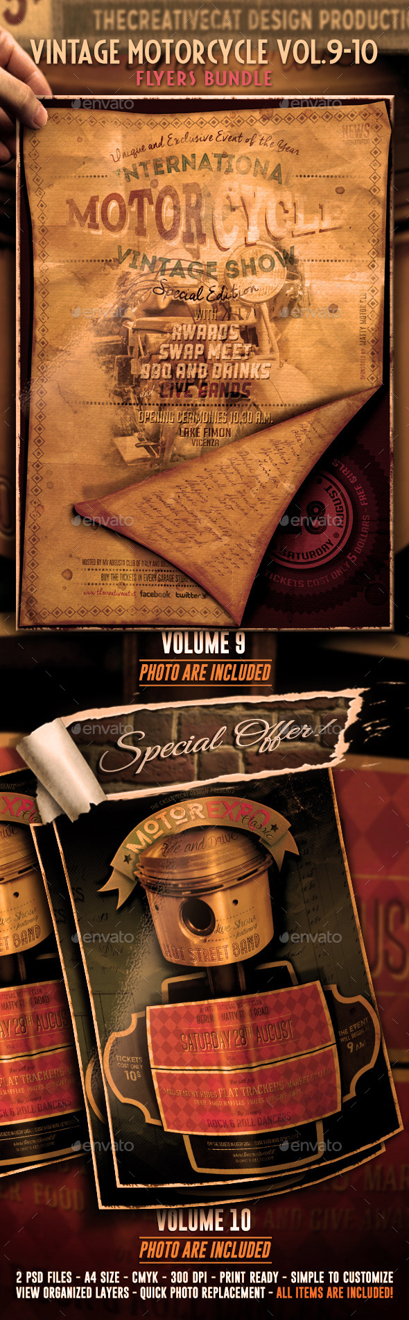 GraphicRiver Vintage Motorcycle Flyer Poster Bundle Vol 9-10 8931513 GraphicRiver Vintage Motorcycle Flyer Poster Bundle Vol 9-10 8931513