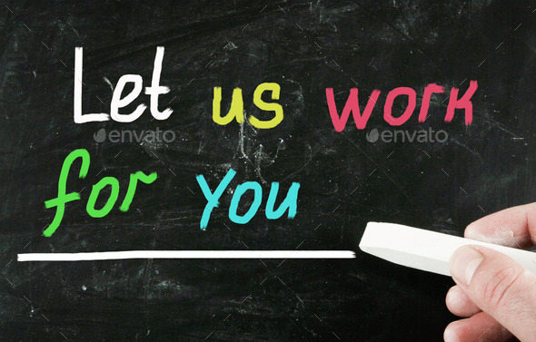 let us work for you concept (Misc) Photo Download