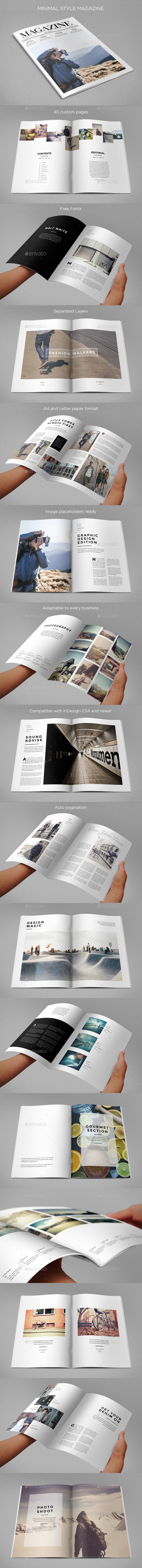 GraphicRiver Minimal Style Magazine 8933496 GraphicRiver Minimal Style Magazine 8933496