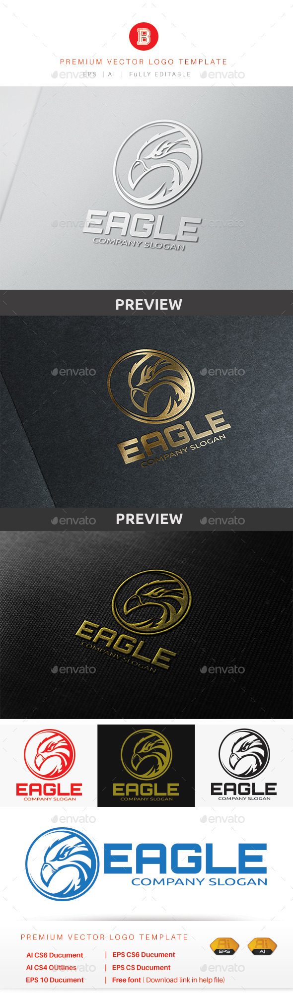 GraphicRiver Eagle Logo 8935518 GraphicRiver Eagle Logo 8935518