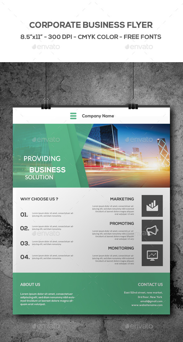 GraphicRiver Corporate Flyer Template 8935524 GraphicRiver Corporate Flyer Template 8935524