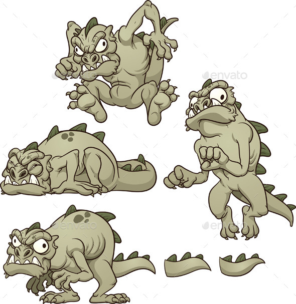 GraphicRiver Lizard Monster 8935544 GraphicRiver Lizard Monster 8935544