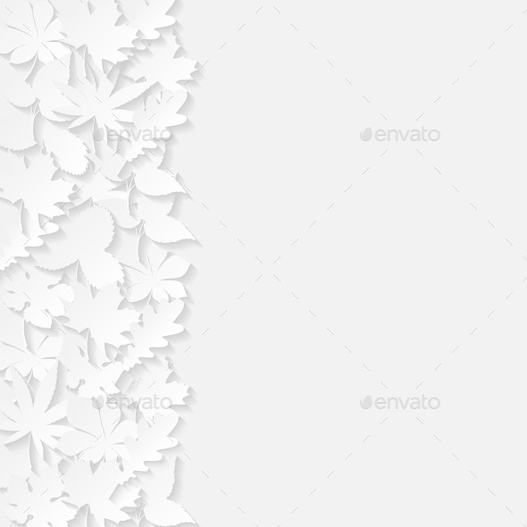 GraphicRiver Abstract Background with Paper Leaves 8929854 GraphicRiver Abstract Background with Paper Leaves 8929854