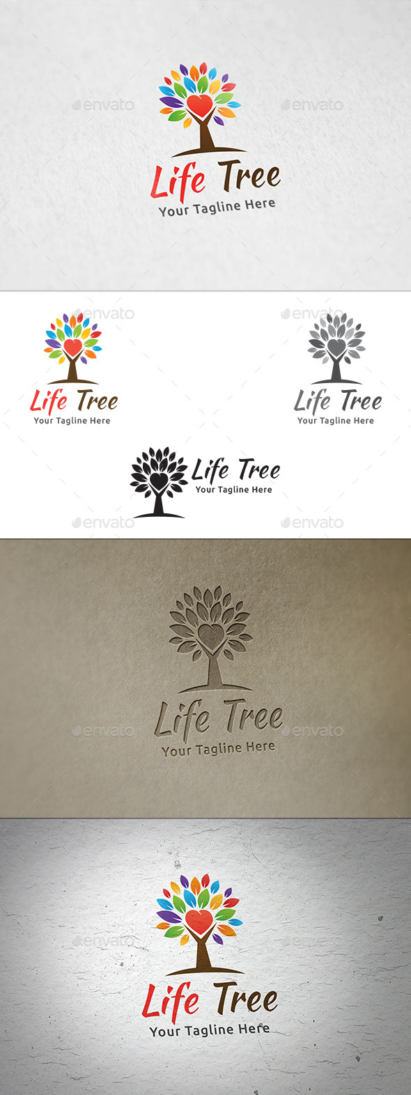 Life Tree - Logo Template (Nature)