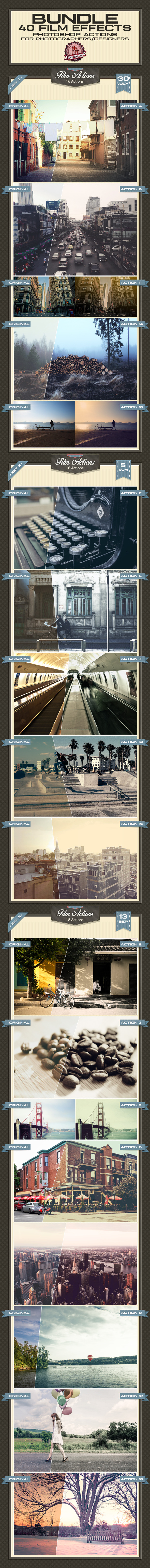 GraphicRiver Film Effects Photoshop Actions Bundle 8937590 GraphicRiver Film Effects Photoshop Actions Bundle 8937590